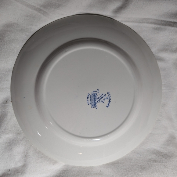 Reserved For KM Furnivals England Denmark Blue Dinner Plates-2 - Picture 11 of 13